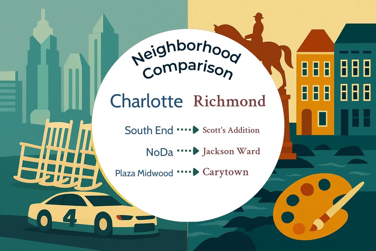 Charlotte vs Richmond Neighborhood Comparison