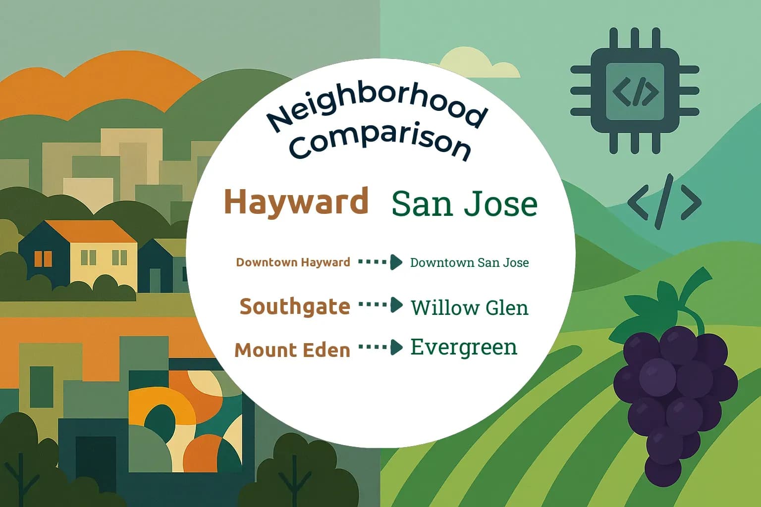 Hayward vs San Jose Neighborhood Comparison