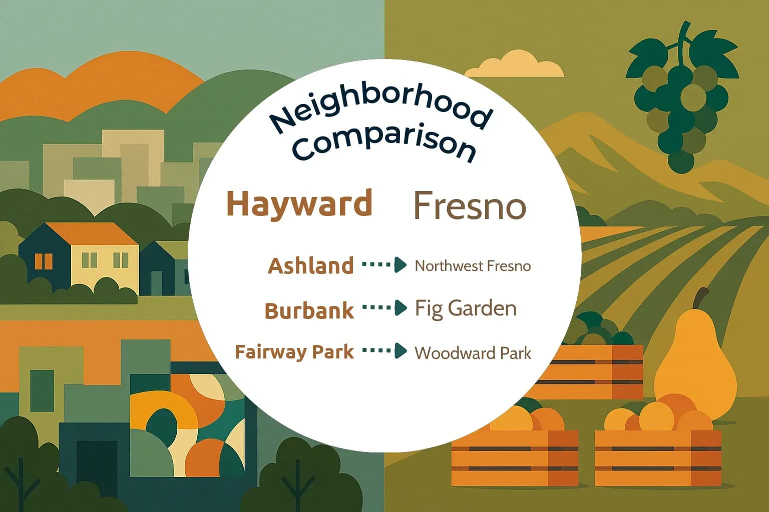 Hayward vs Fresno Neighborhood Comparison