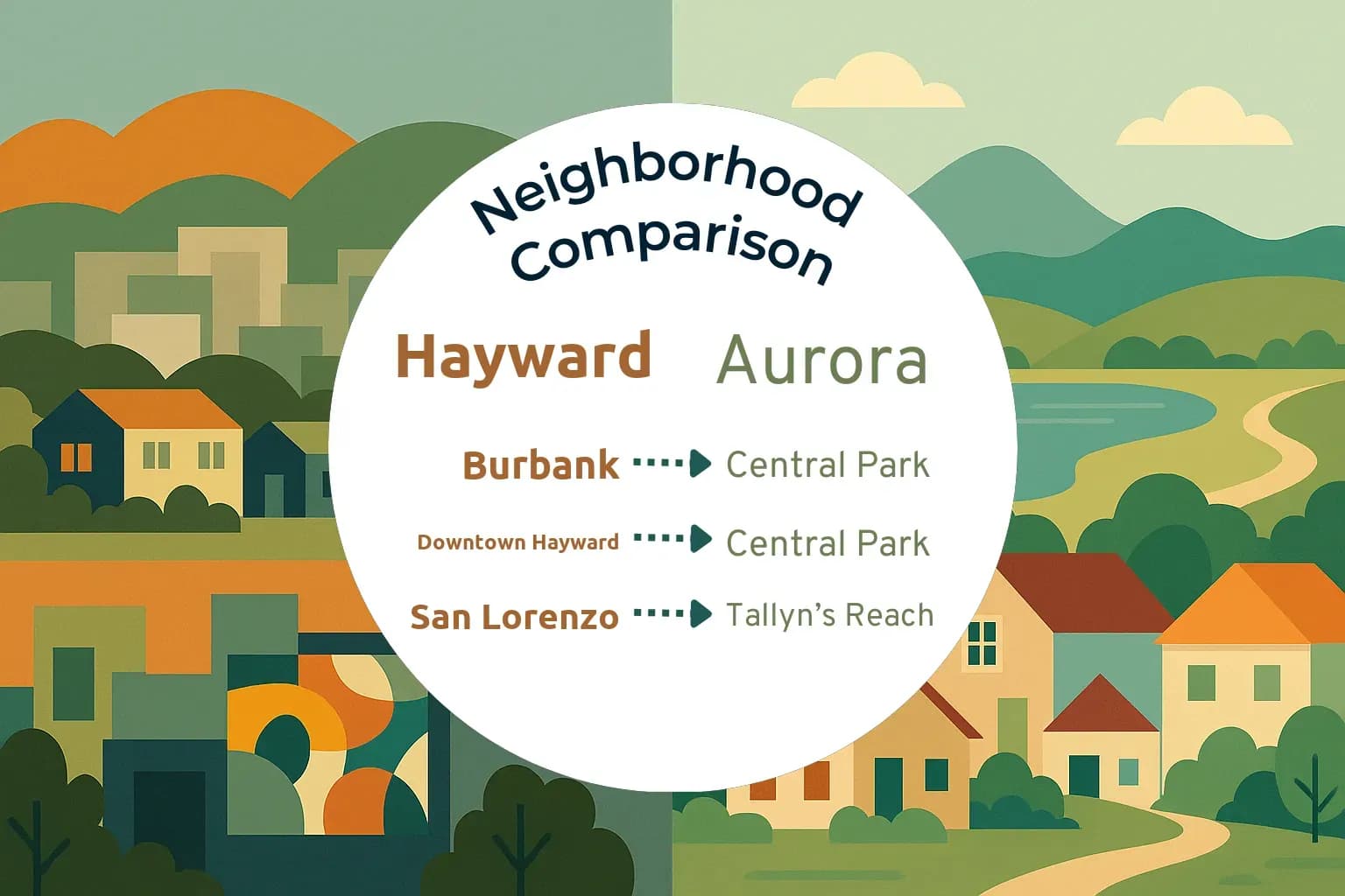 Hayward vs Aurora Neighborhood Comparison