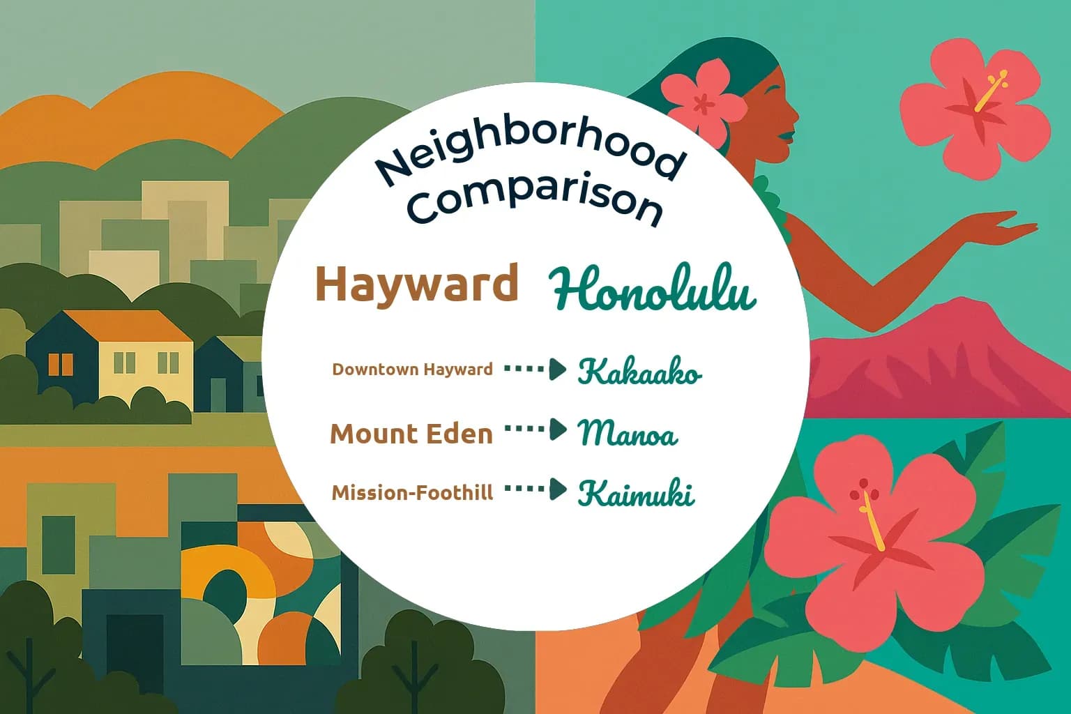 Hayward vs Honolulu Neighborhood Comparison