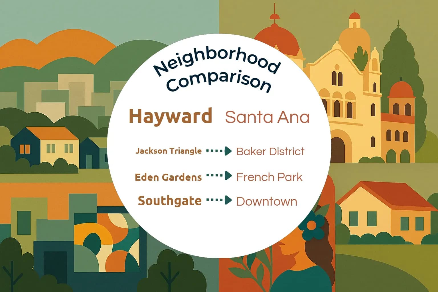 Hayward vs Santa Ana Neighborhood Comparison