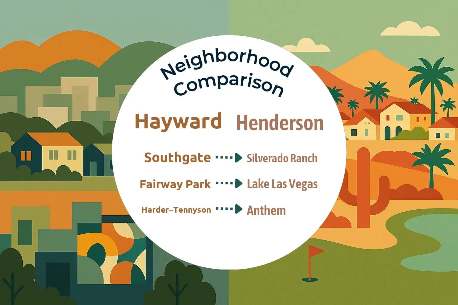 Hayward vs Henderson Neighborhood Comparison