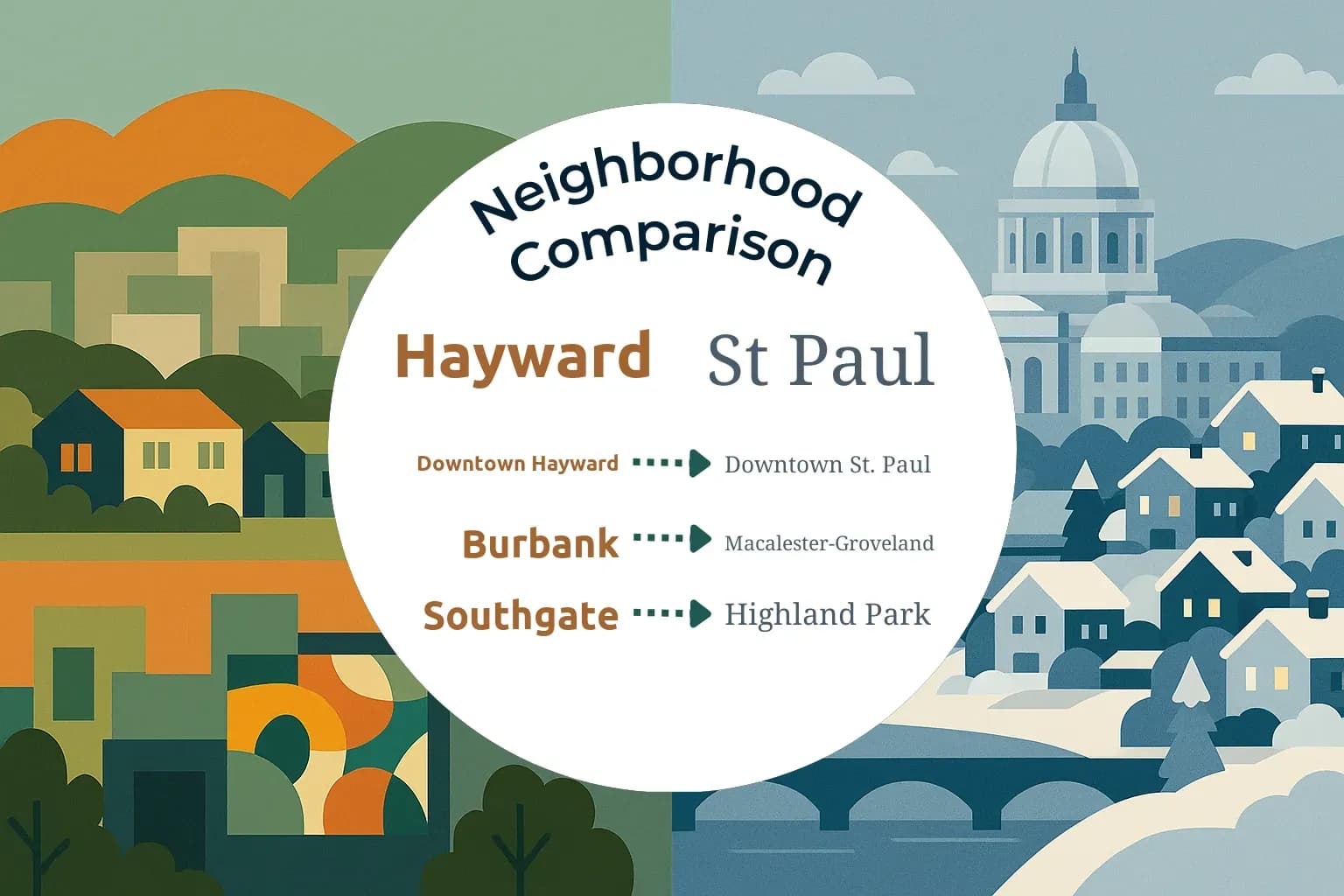 Hayward vs St. Paul Neighborhood Comparison