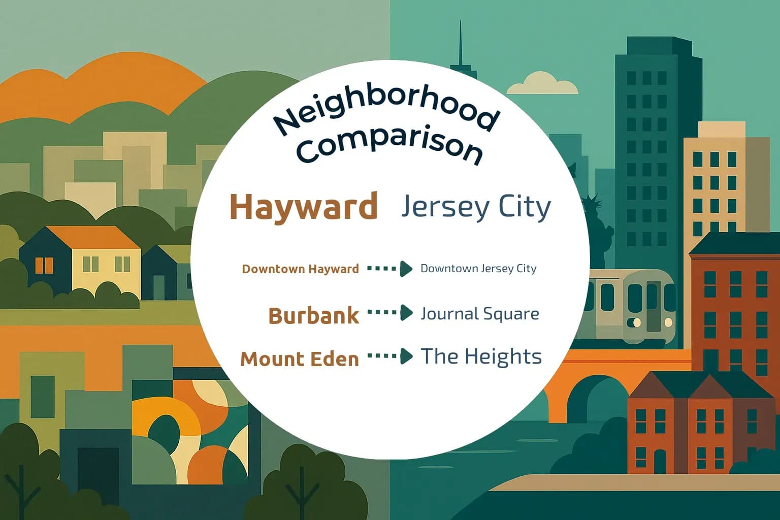 Hayward vs Jersey City Neighborhood Comparison