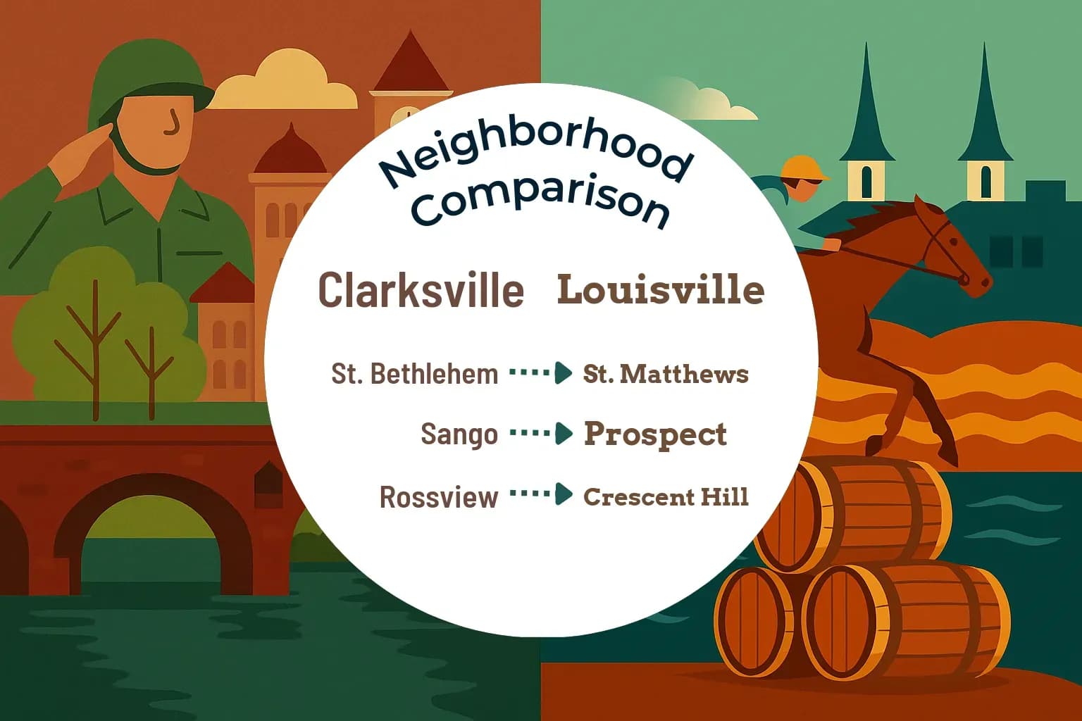 Clarksville vs Louisville Neighborhood Comparison