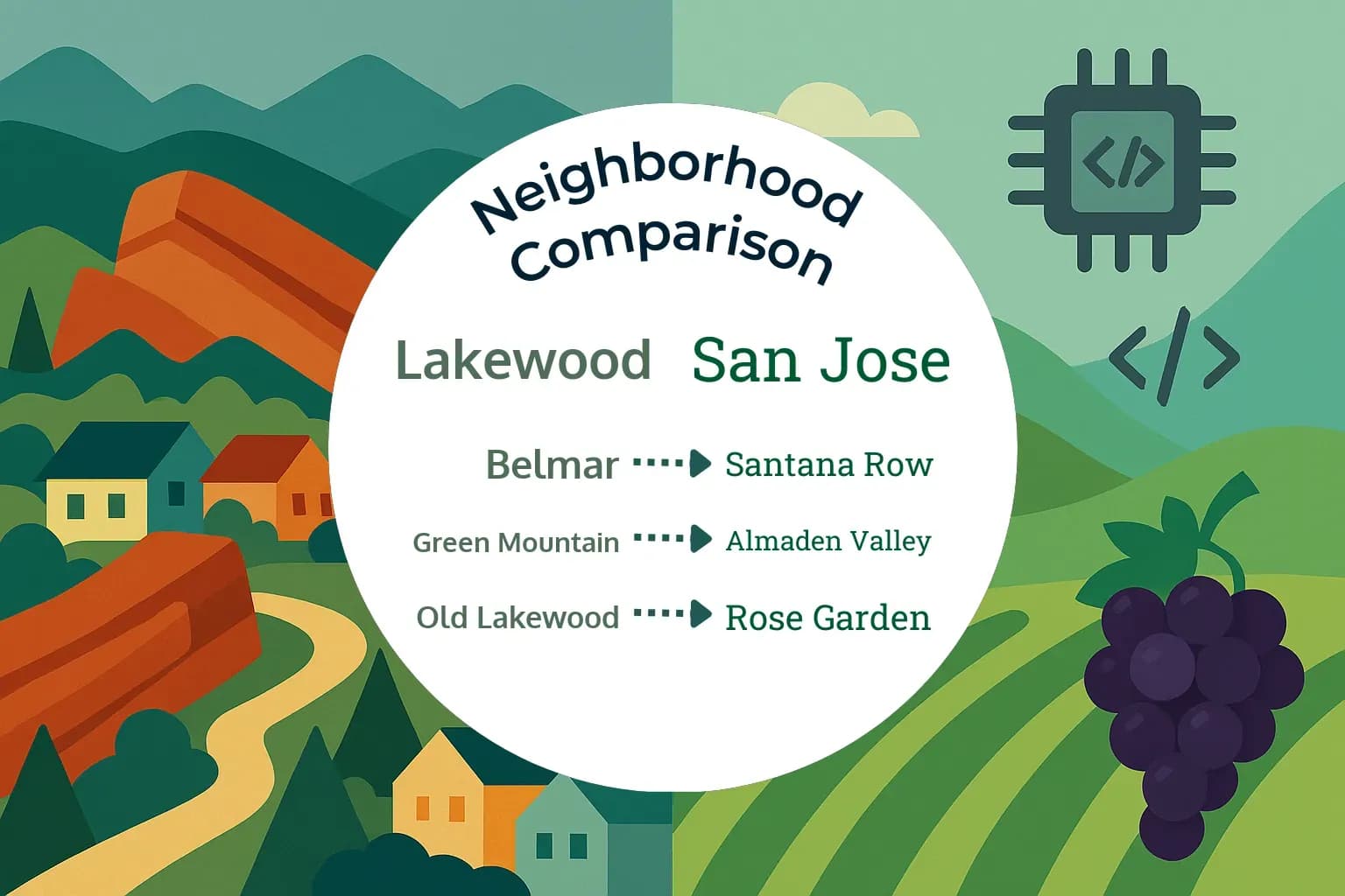 Lakewood vs San Jose Neighborhood Comparison