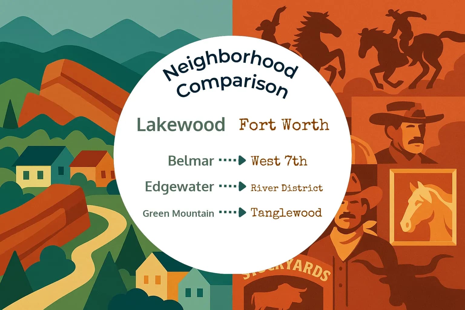 Lakewood vs Fort Worth Neighborhood Comparison