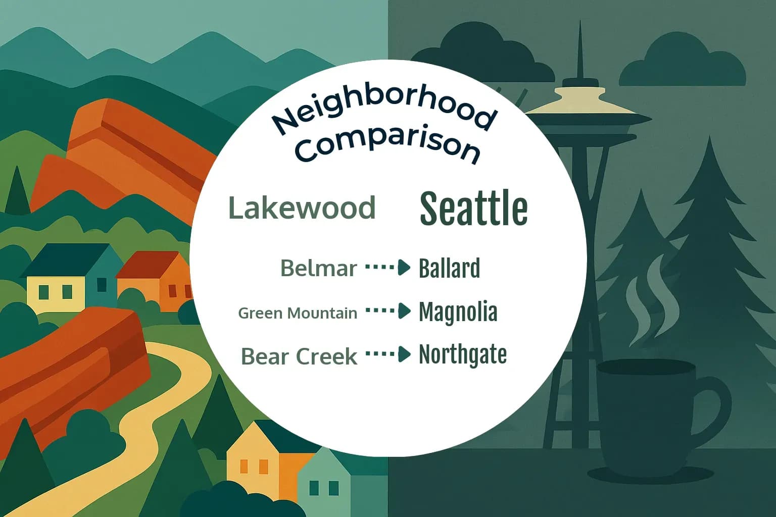 Lakewood vs Seattle Neighborhood Comparison