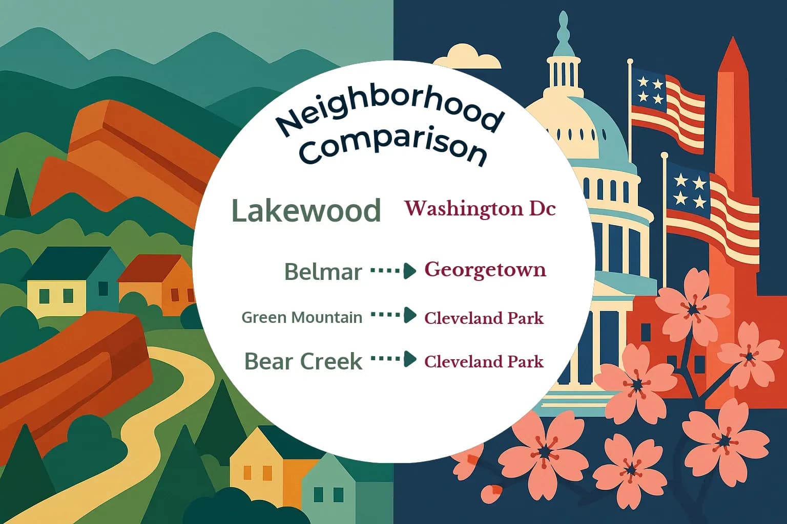 Lakewood vs Washington DC Neighborhood Comparison
