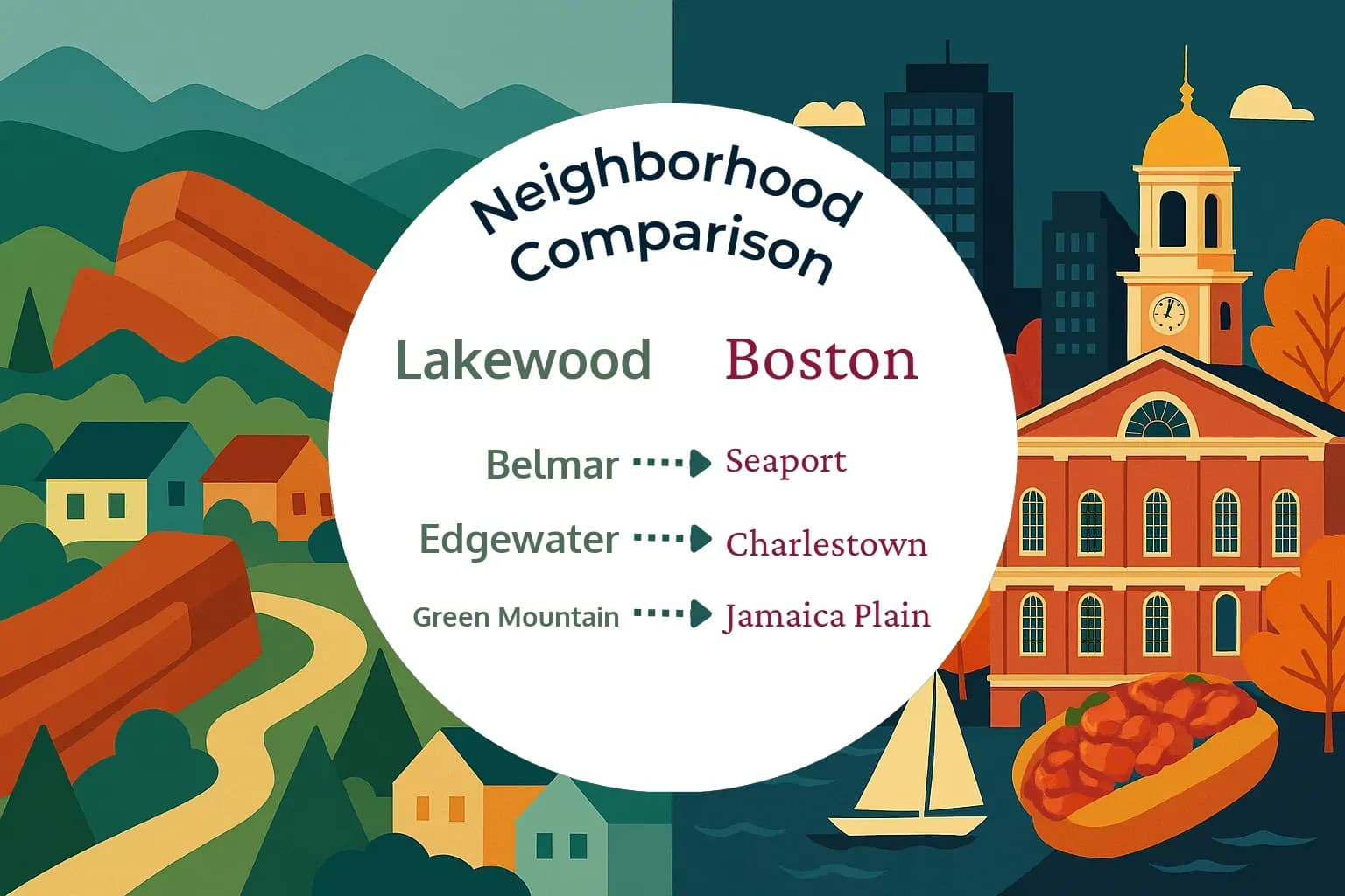 Lakewood vs Boston Neighborhood Comparison