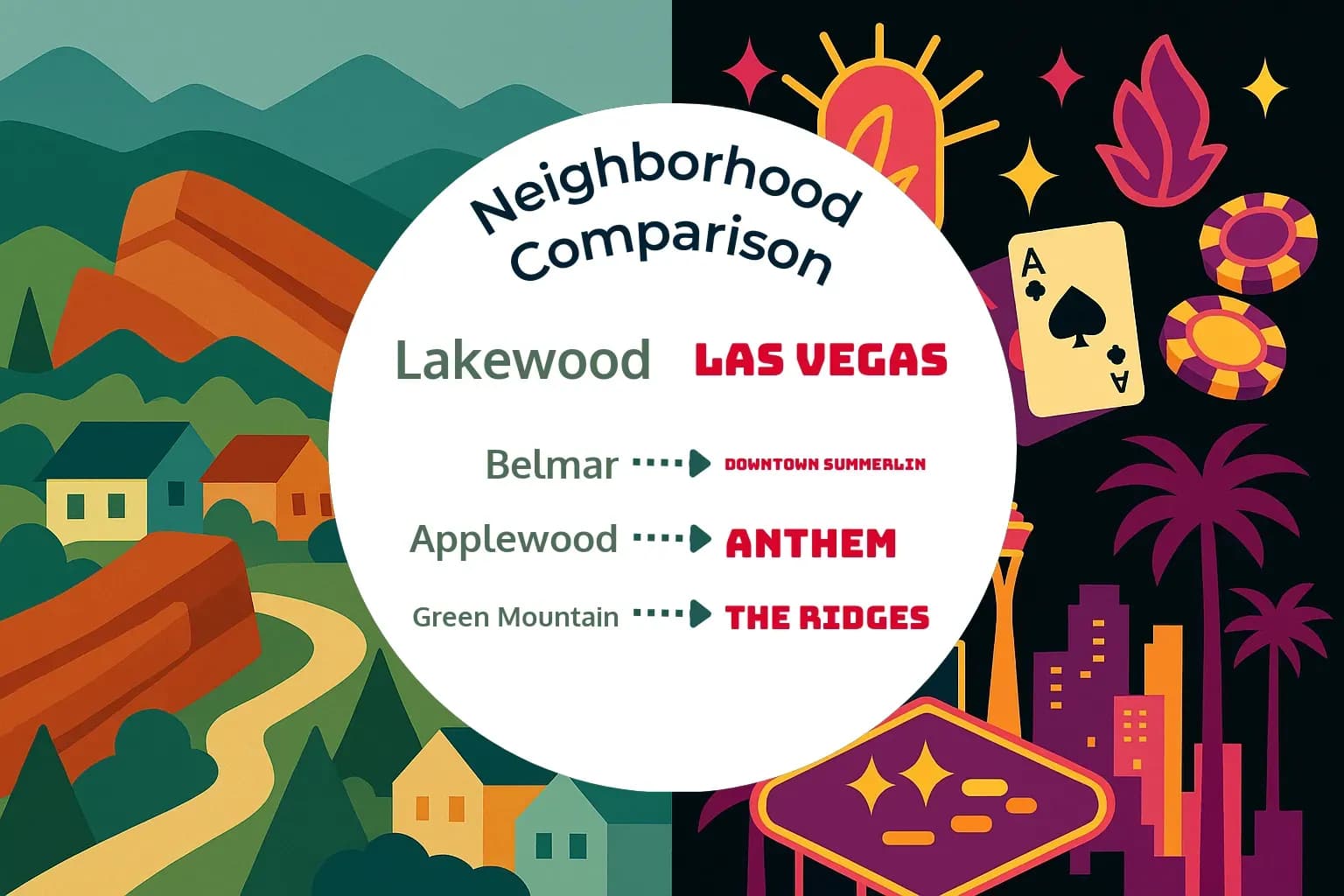 Lakewood vs Las Vegas Neighborhood Comparison