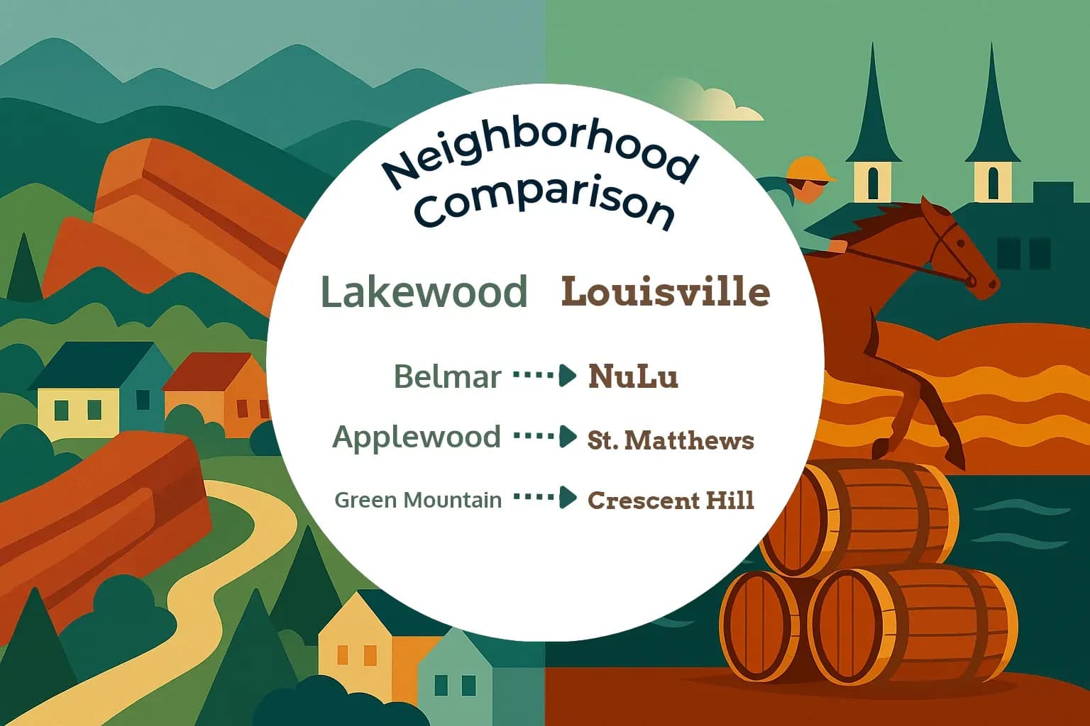 Lakewood vs Louisville Neighborhood Comparison