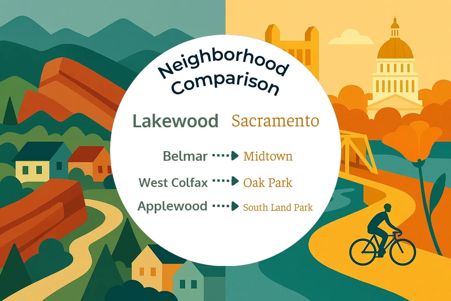 Lakewood vs Sacramento Neighborhood Comparison