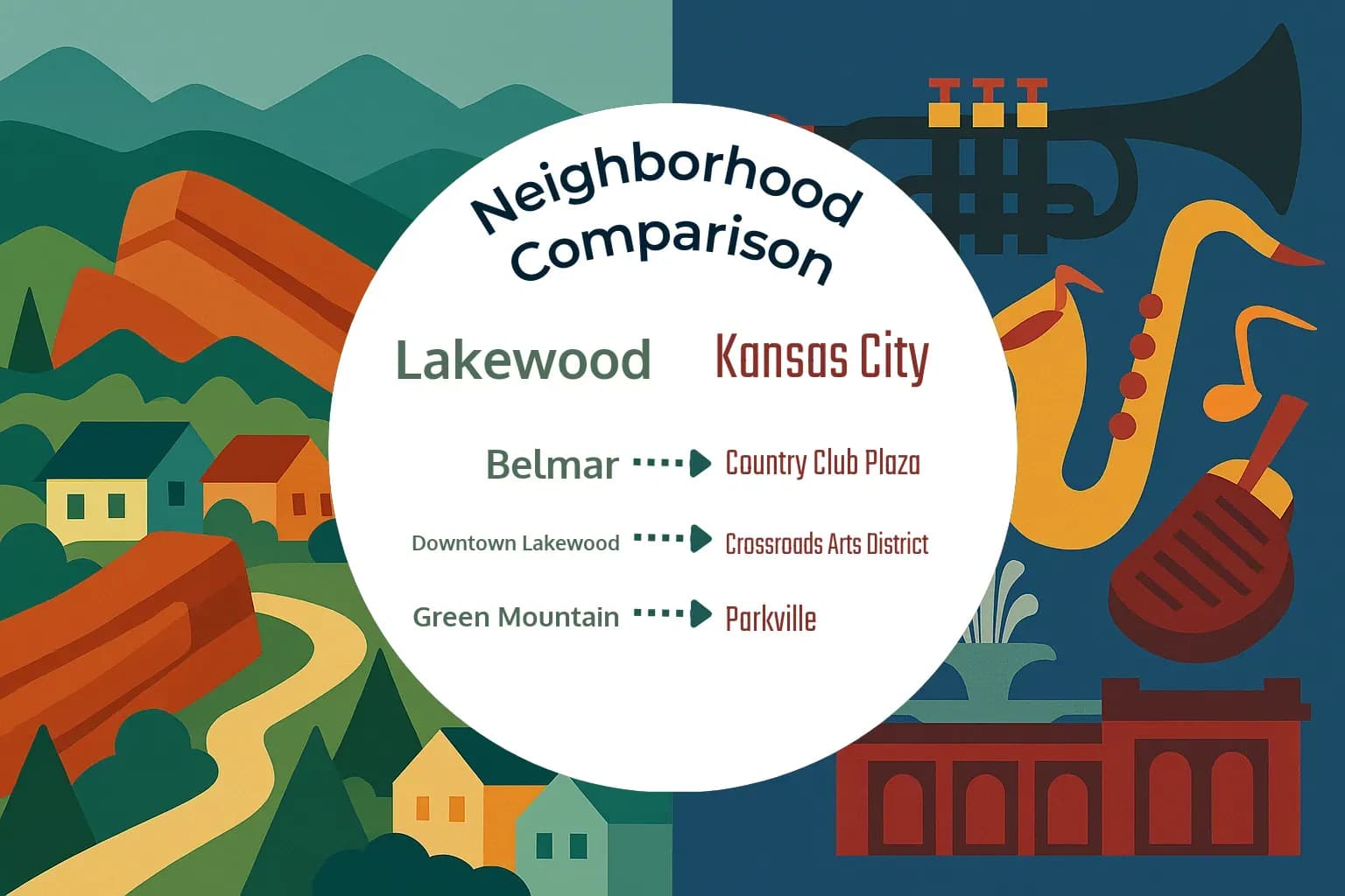 Lakewood vs Kansas City Neighborhood Comparison