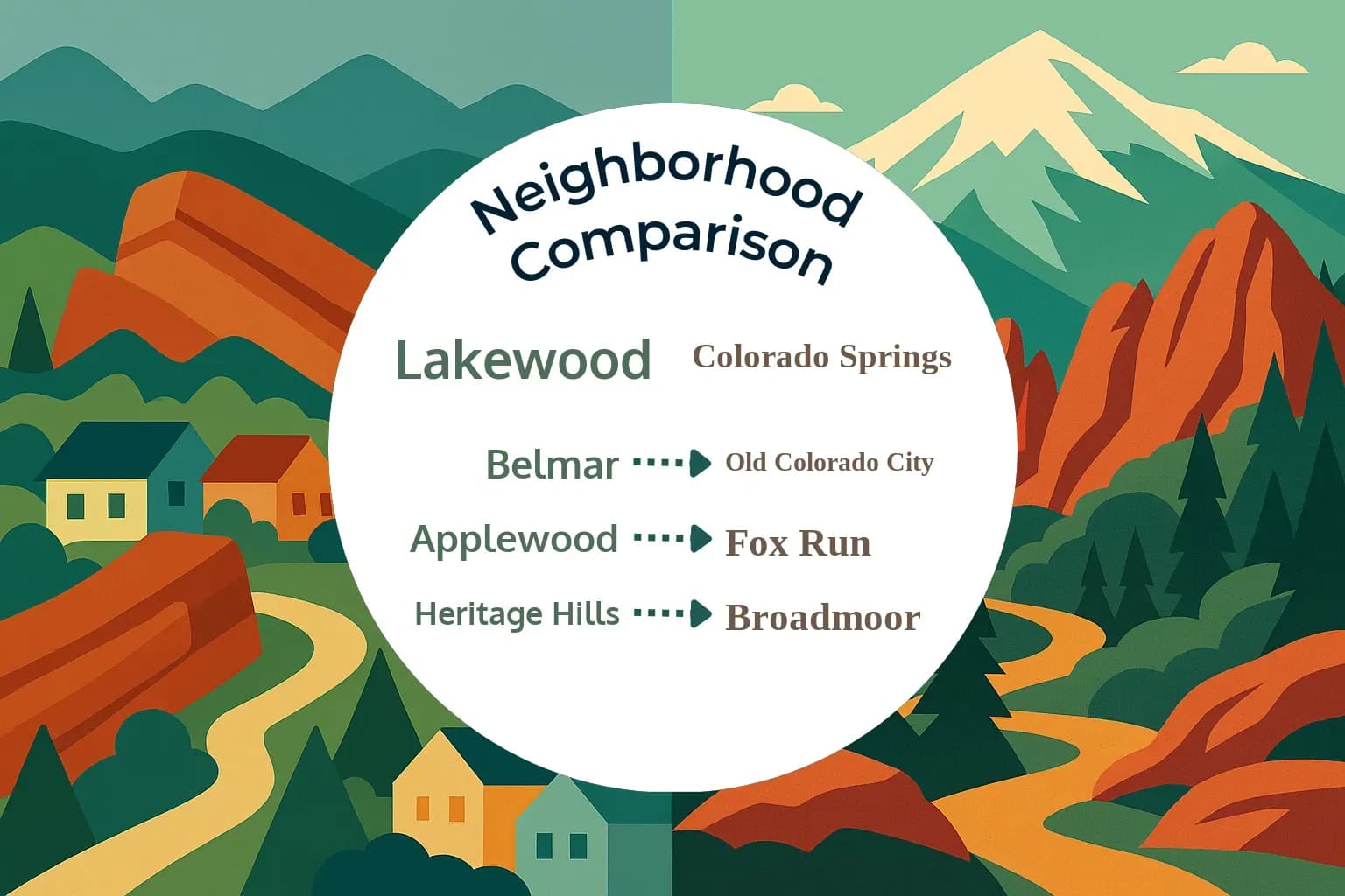 Lakewood vs Colorado Springs Neighborhood Comparison