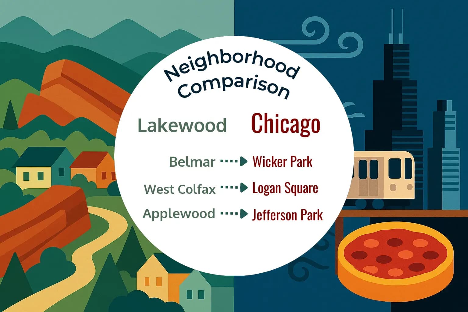 Lakewood vs Chicago Neighborhood Comparison