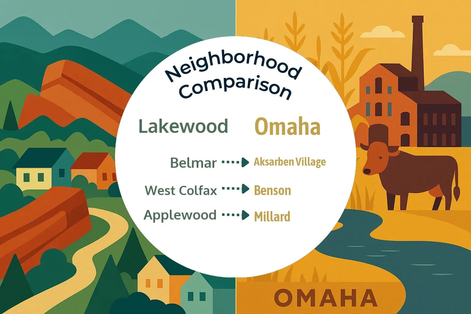 Lakewood vs Omaha Neighborhood Comparison