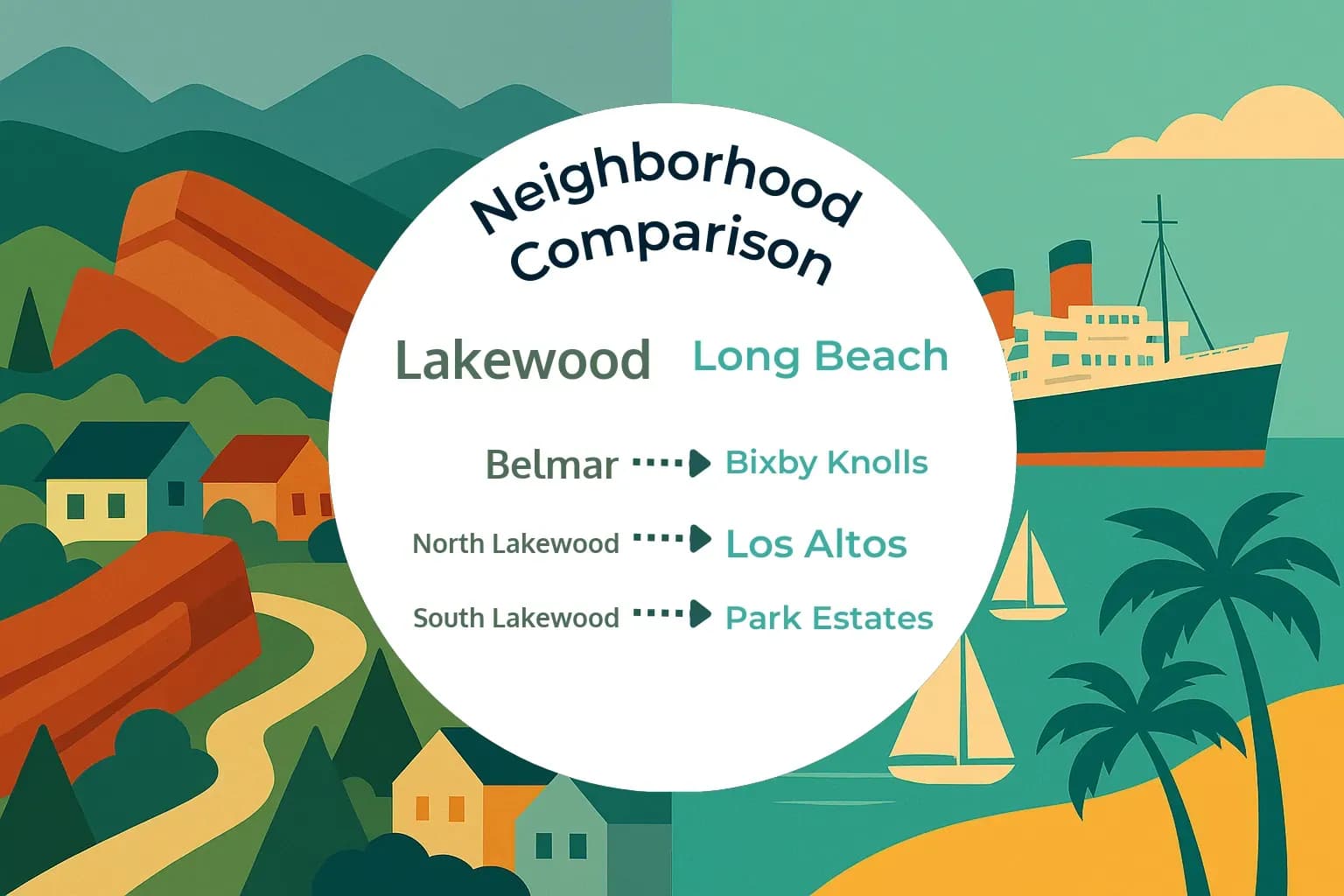 Lakewood vs Long Beach Neighborhood Comparison