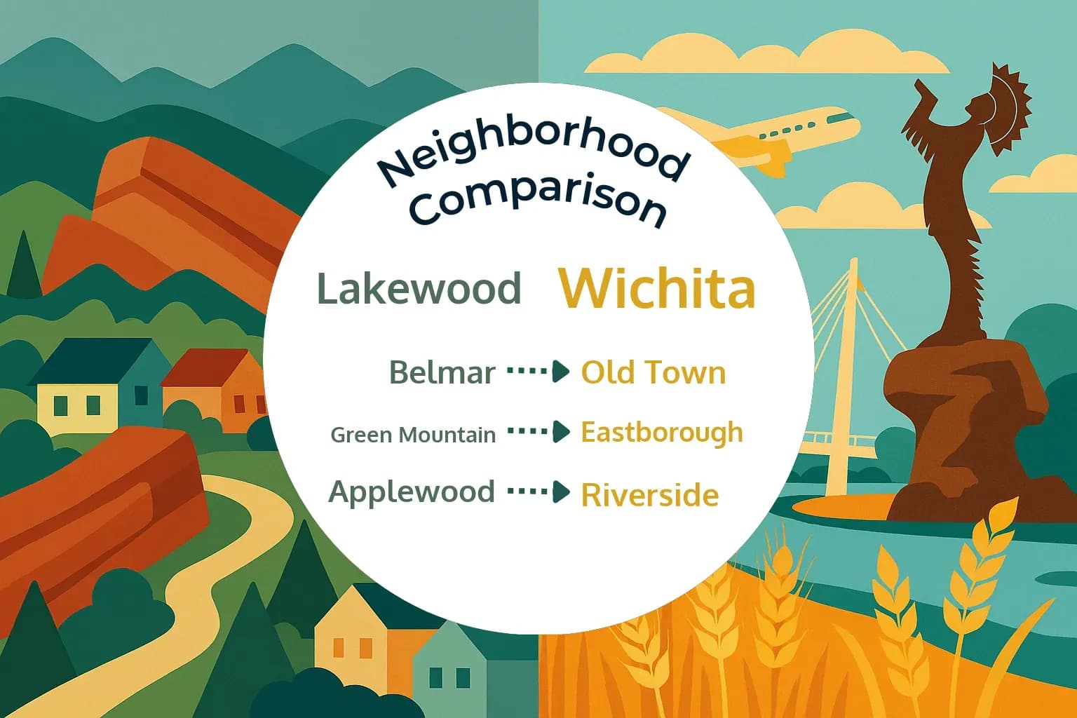 Lakewood vs Wichita Neighborhood Comparison