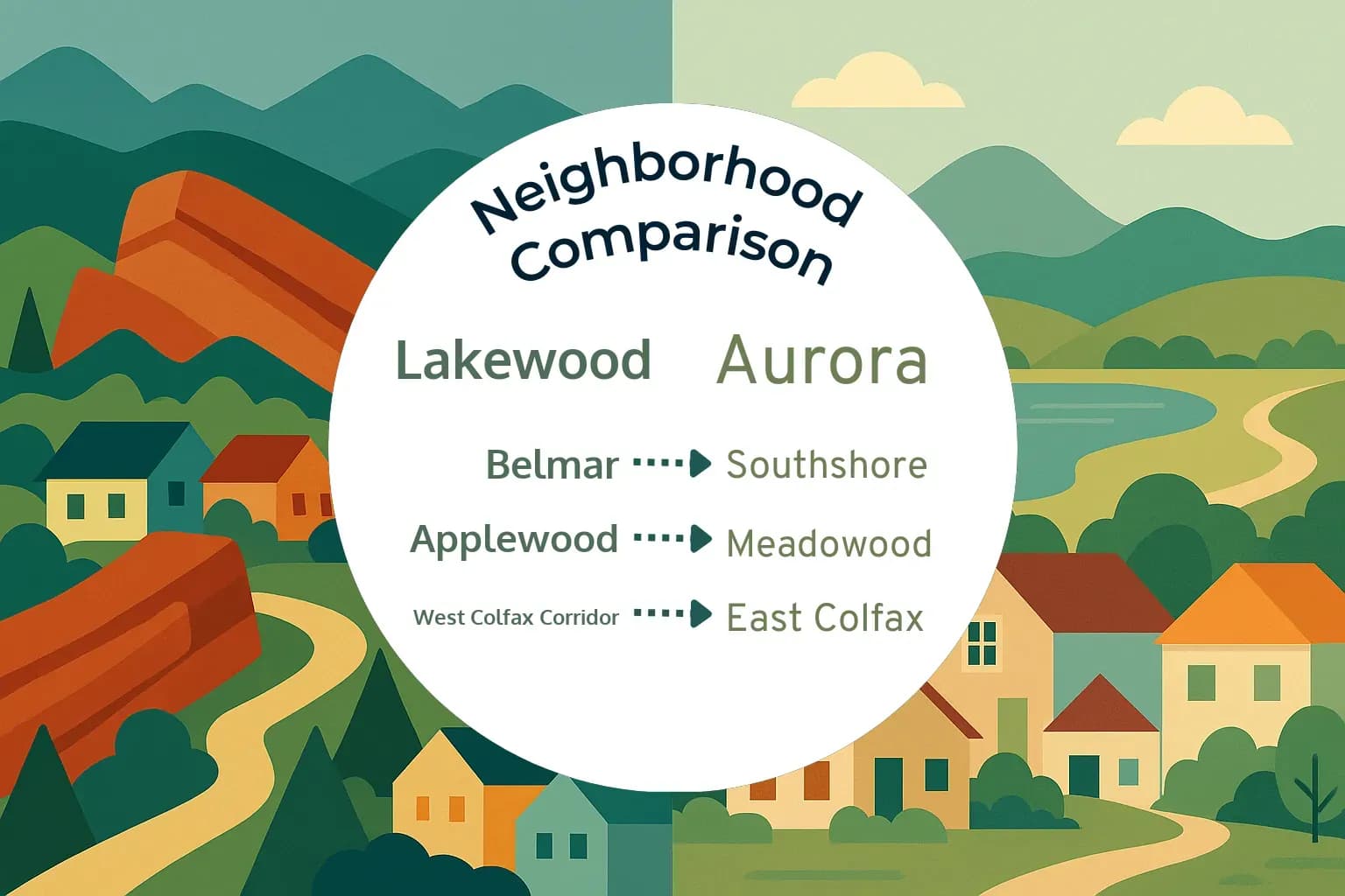 Lakewood vs Aurora Neighborhood Comparison