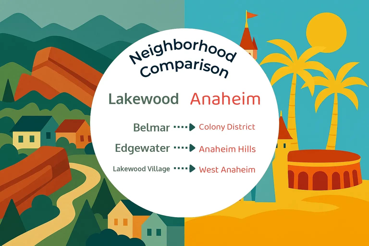 Lakewood vs Anaheim Neighborhood Comparison