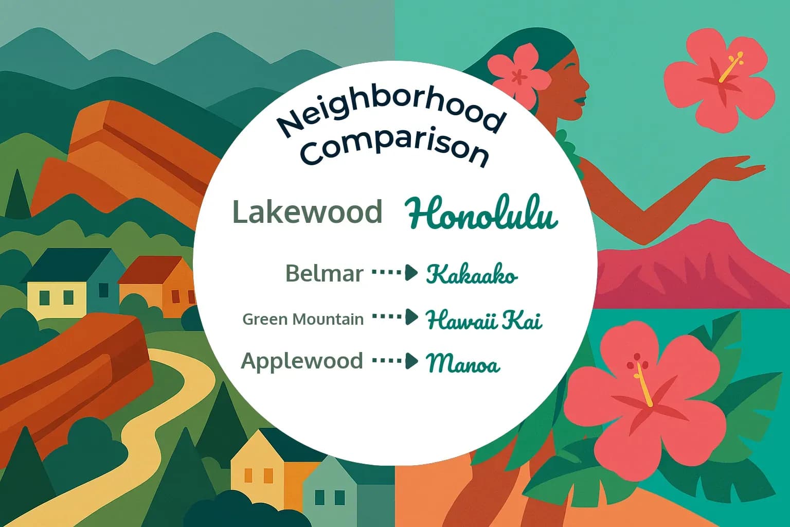 Lakewood vs Honolulu Neighborhood Comparison