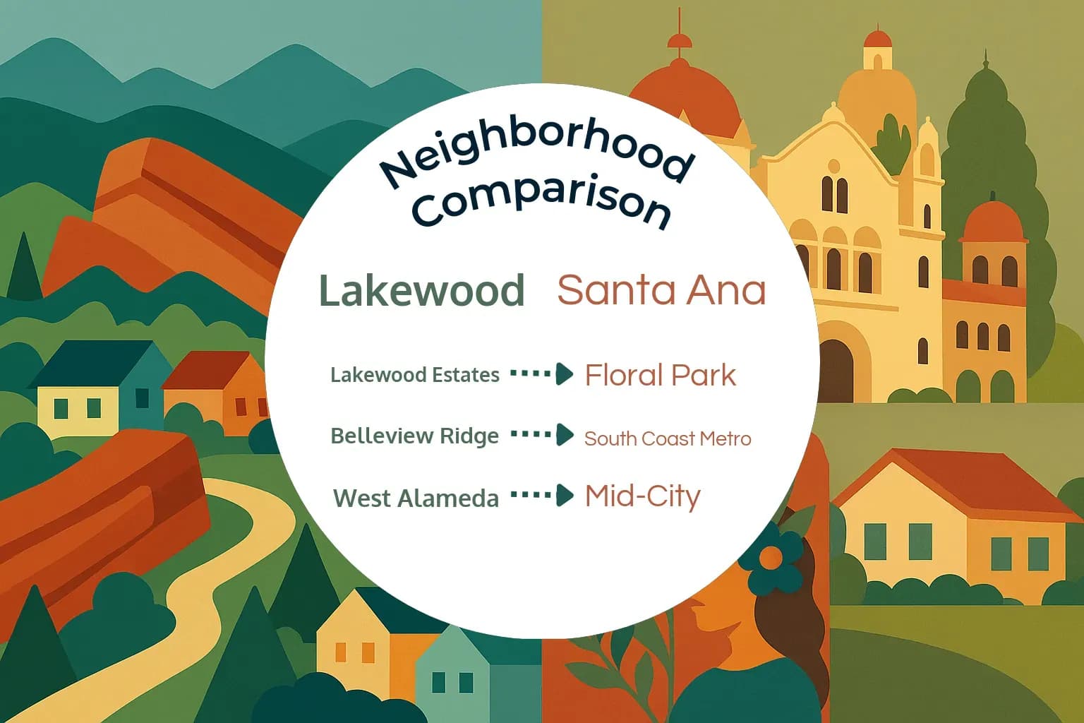 Lakewood vs Santa Ana Neighborhood Comparison