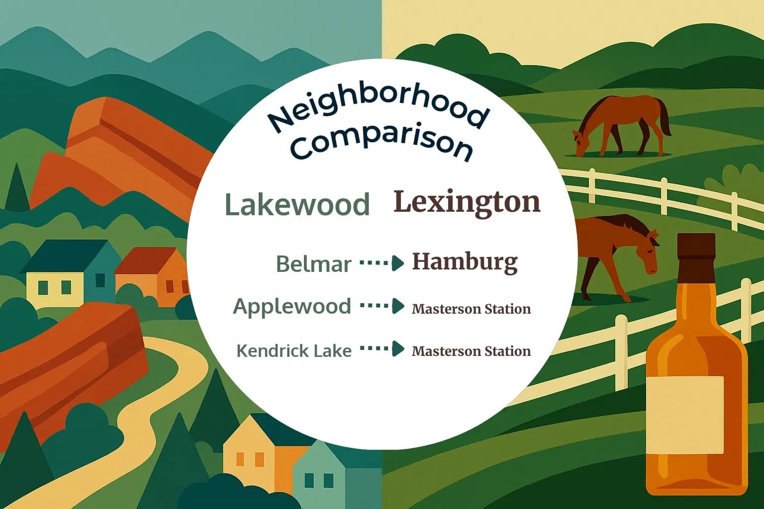 Lakewood vs Lexington Neighborhood Comparison