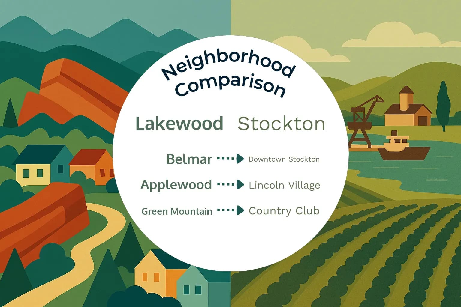 Lakewood vs Stockton Neighborhood Comparison