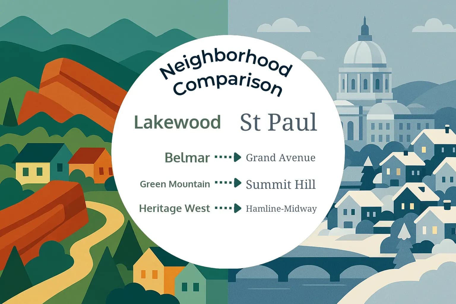 Lakewood vs St. Paul Neighborhood Comparison