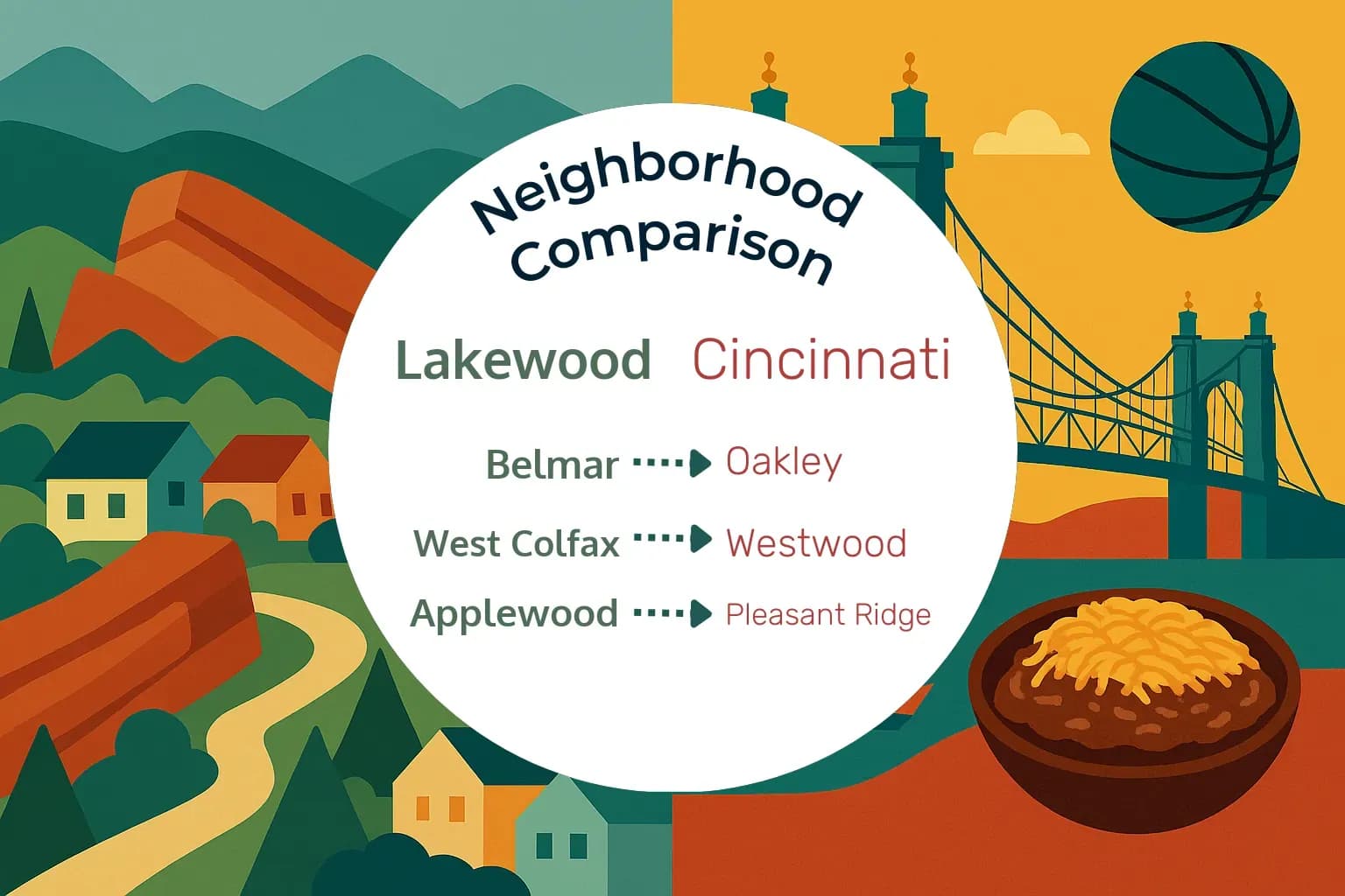 Lakewood vs Cincinnati Neighborhood Comparison