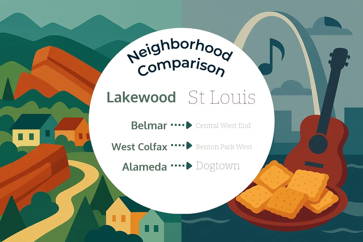 Lakewood vs St. Louis Neighborhood Comparison