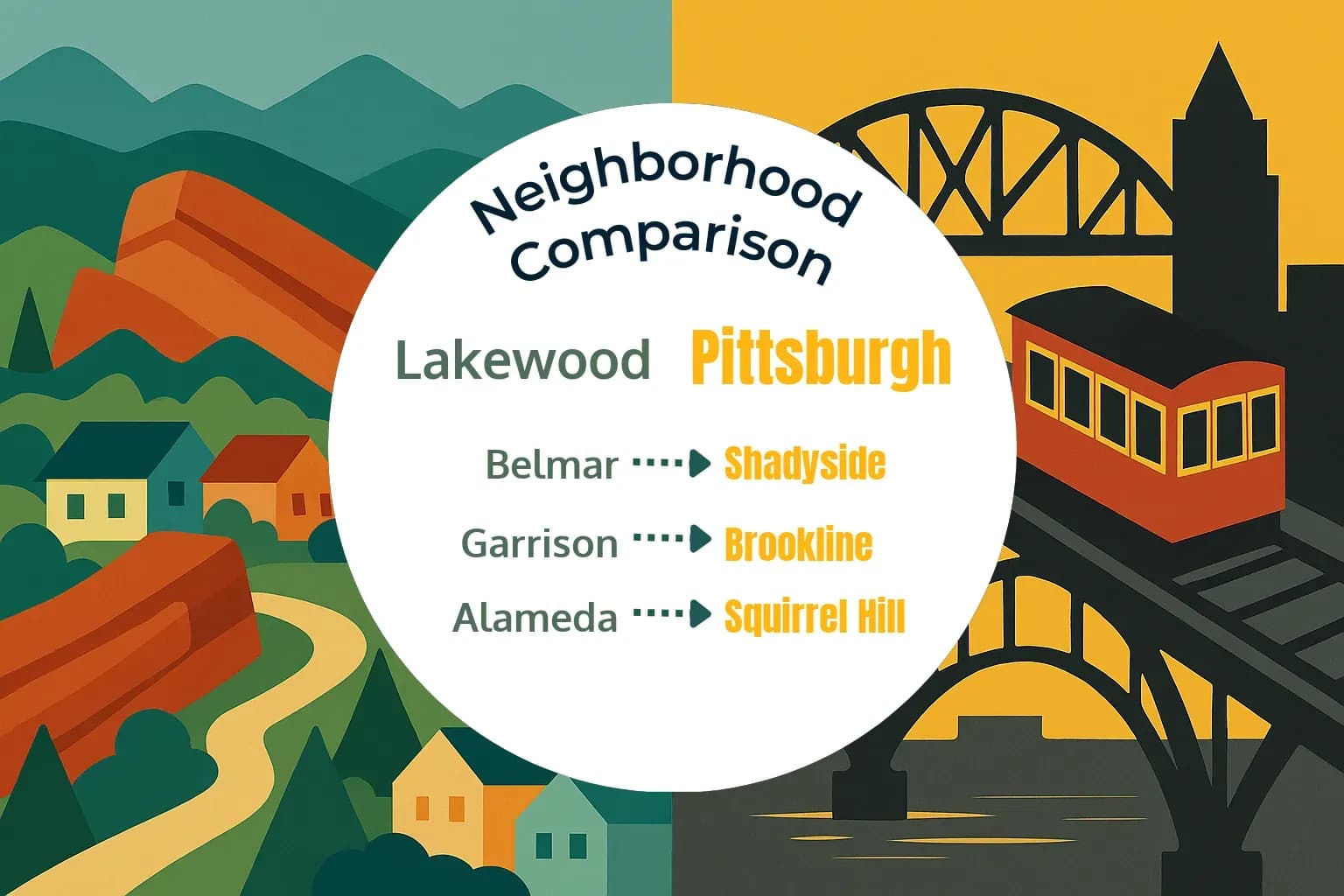 Lakewood vs Pittsburgh Neighborhood Comparison