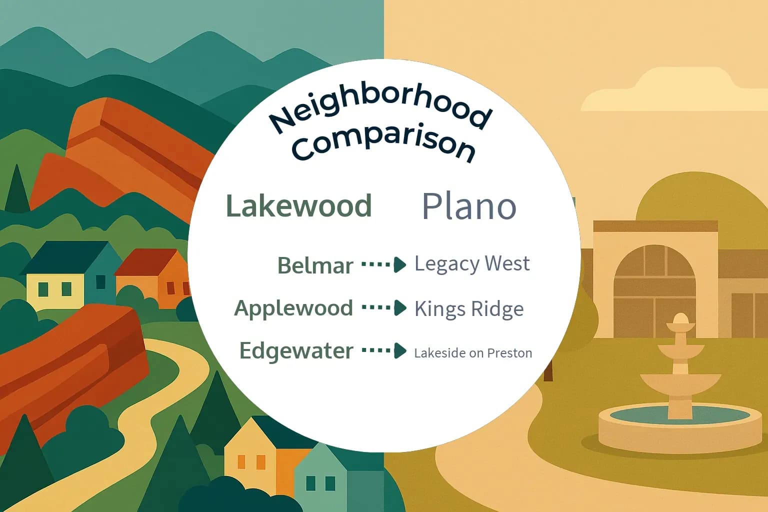 Lakewood vs Plano Neighborhood Comparison