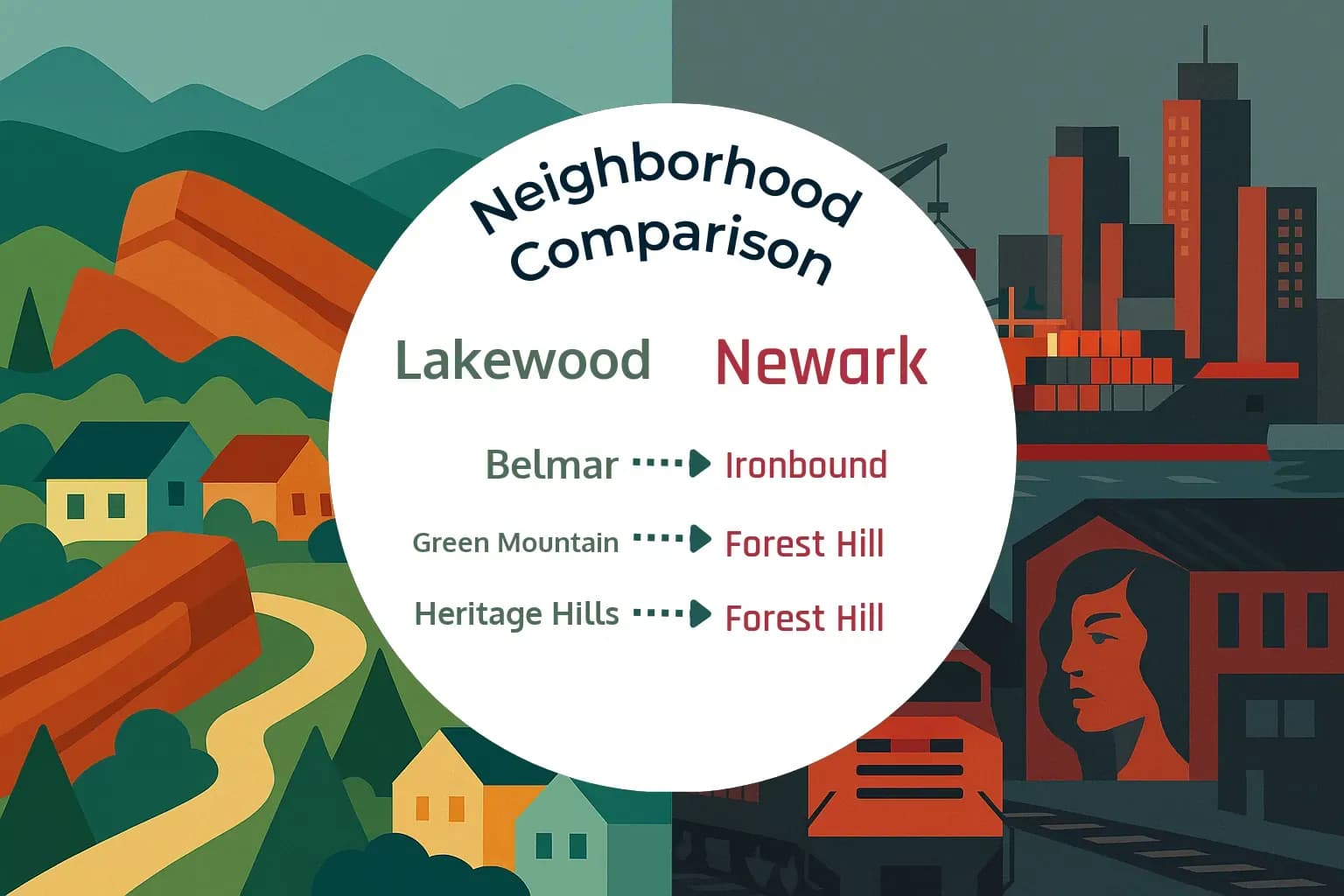 Lakewood vs Newark Neighborhood Comparison