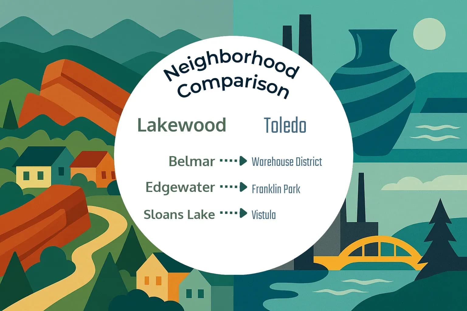 Lakewood vs Toledo Neighborhood Comparison
