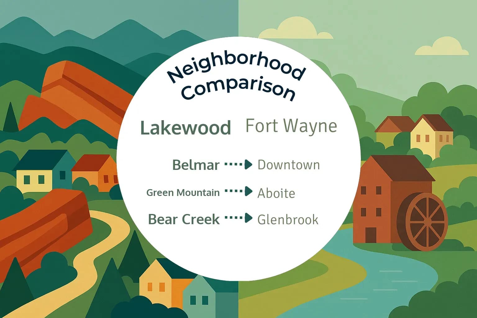 Lakewood vs Fort Wayne Neighborhood Comparison