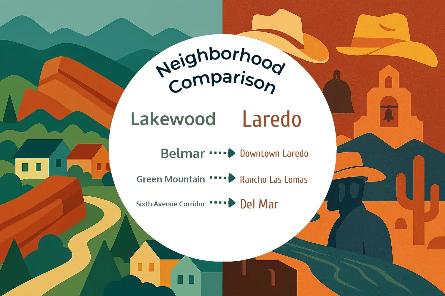 Lakewood vs Laredo Neighborhood Comparison