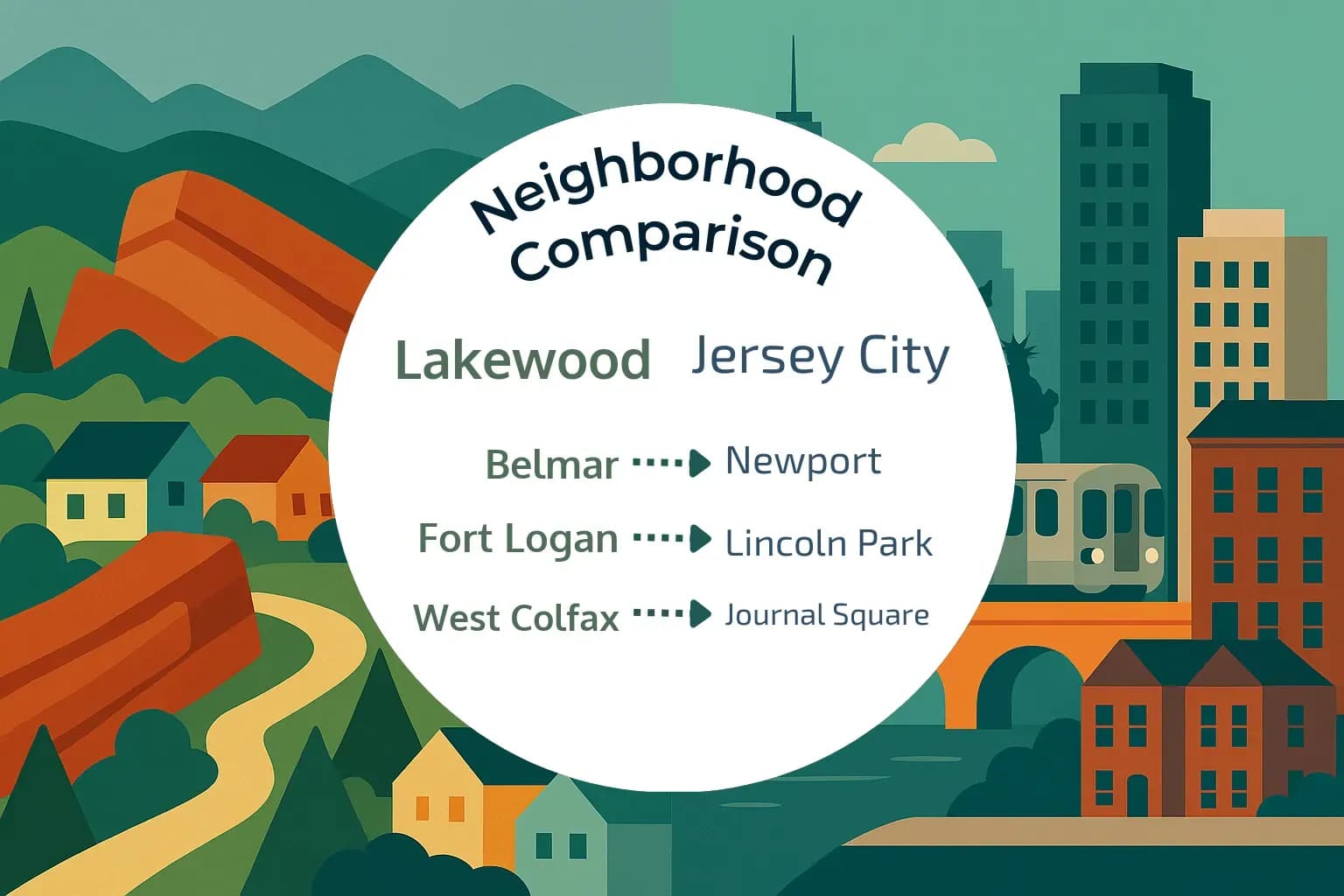 Lakewood vs Jersey City Neighborhood Comparison