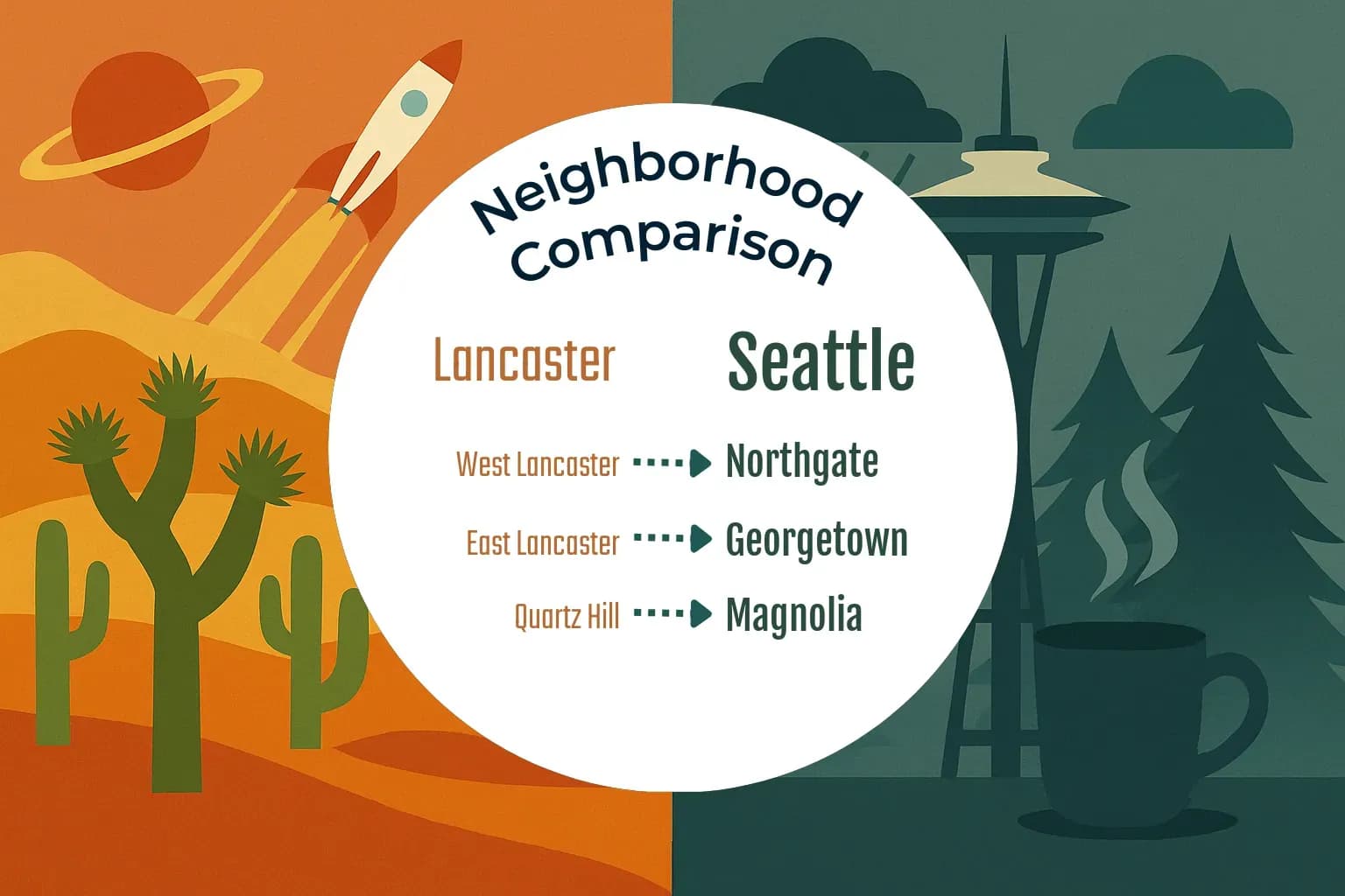 Lancaster vs Seattle Neighborhood Comparison