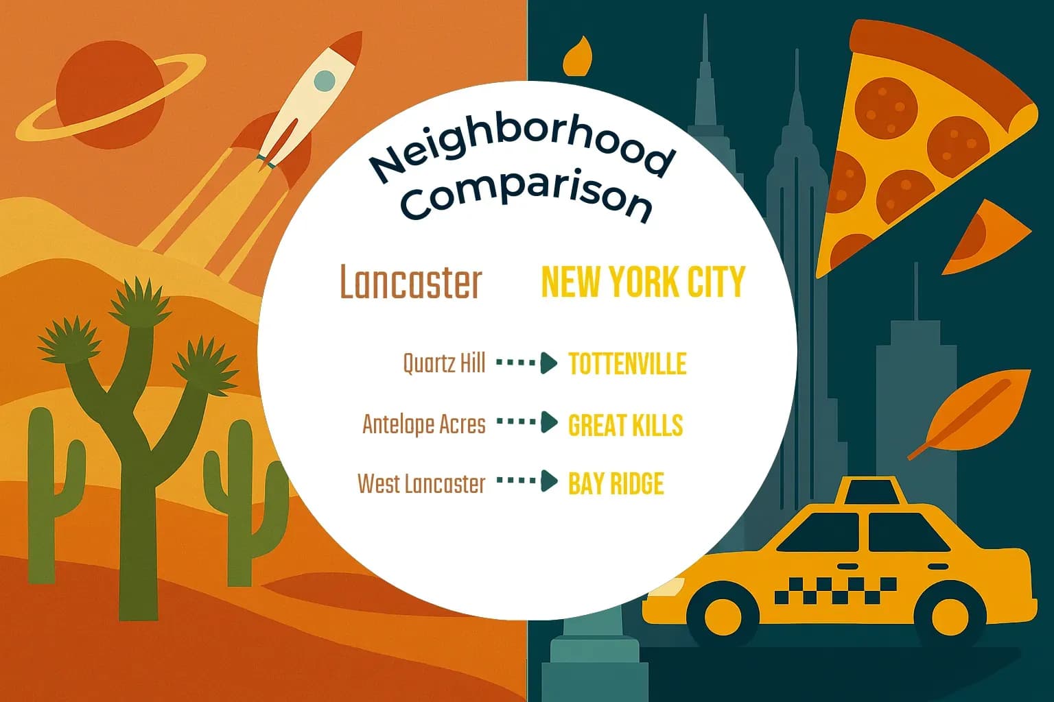 Lancaster vs New York City Neighborhood Comparison