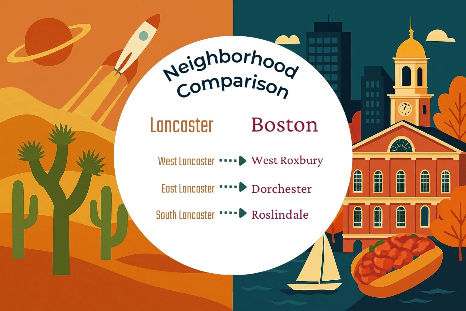 Lancaster vs Boston Neighborhood Comparison
