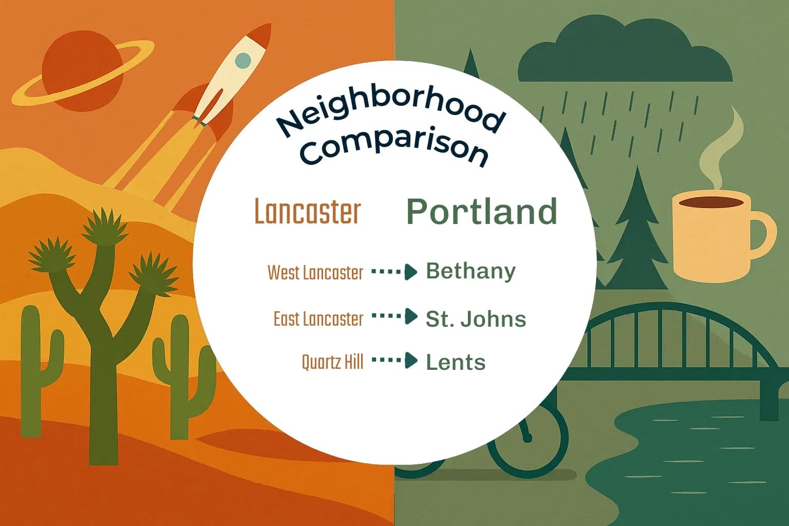 Lancaster vs Portland Neighborhood Comparison