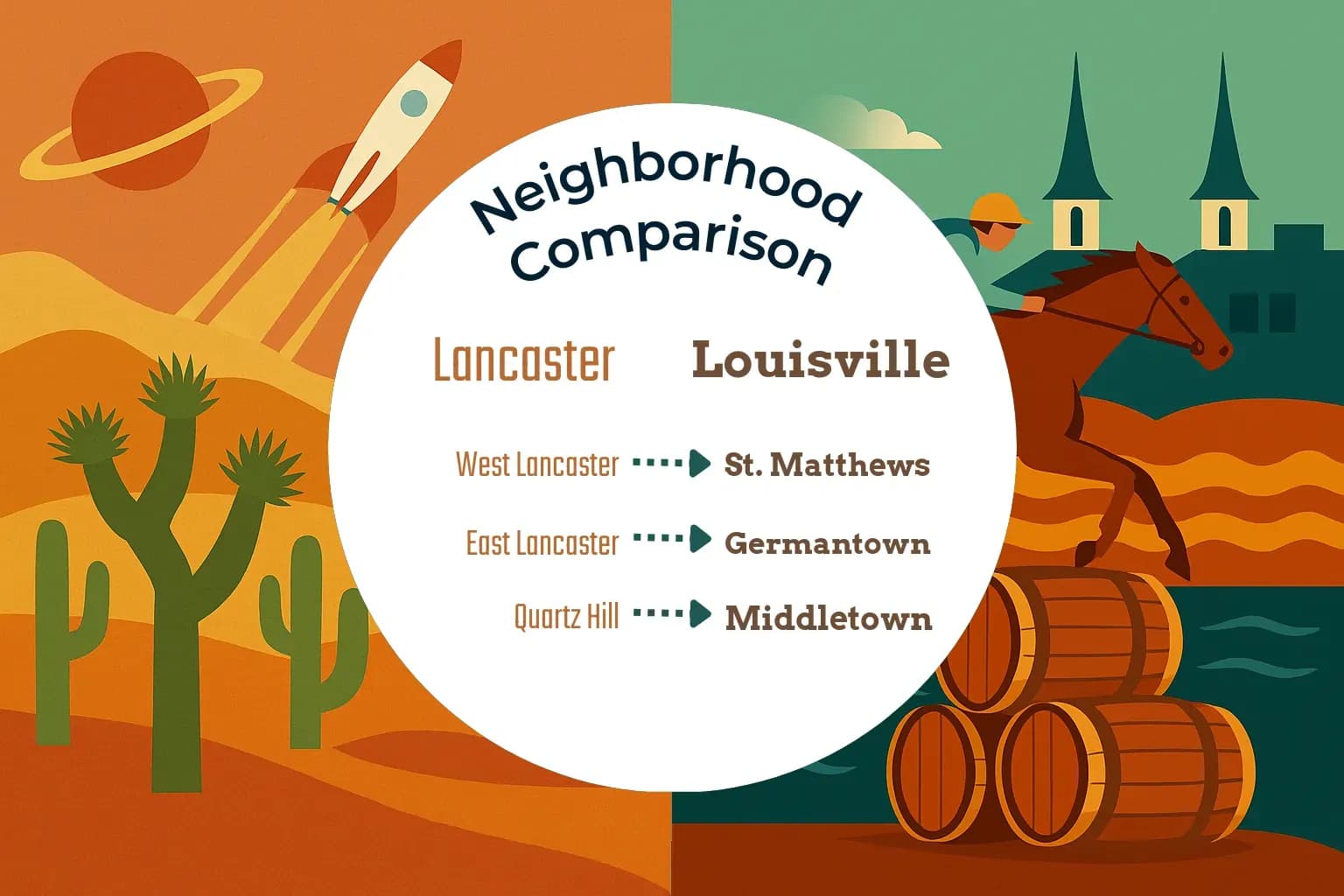 Lancaster vs Louisville Neighborhood Comparison