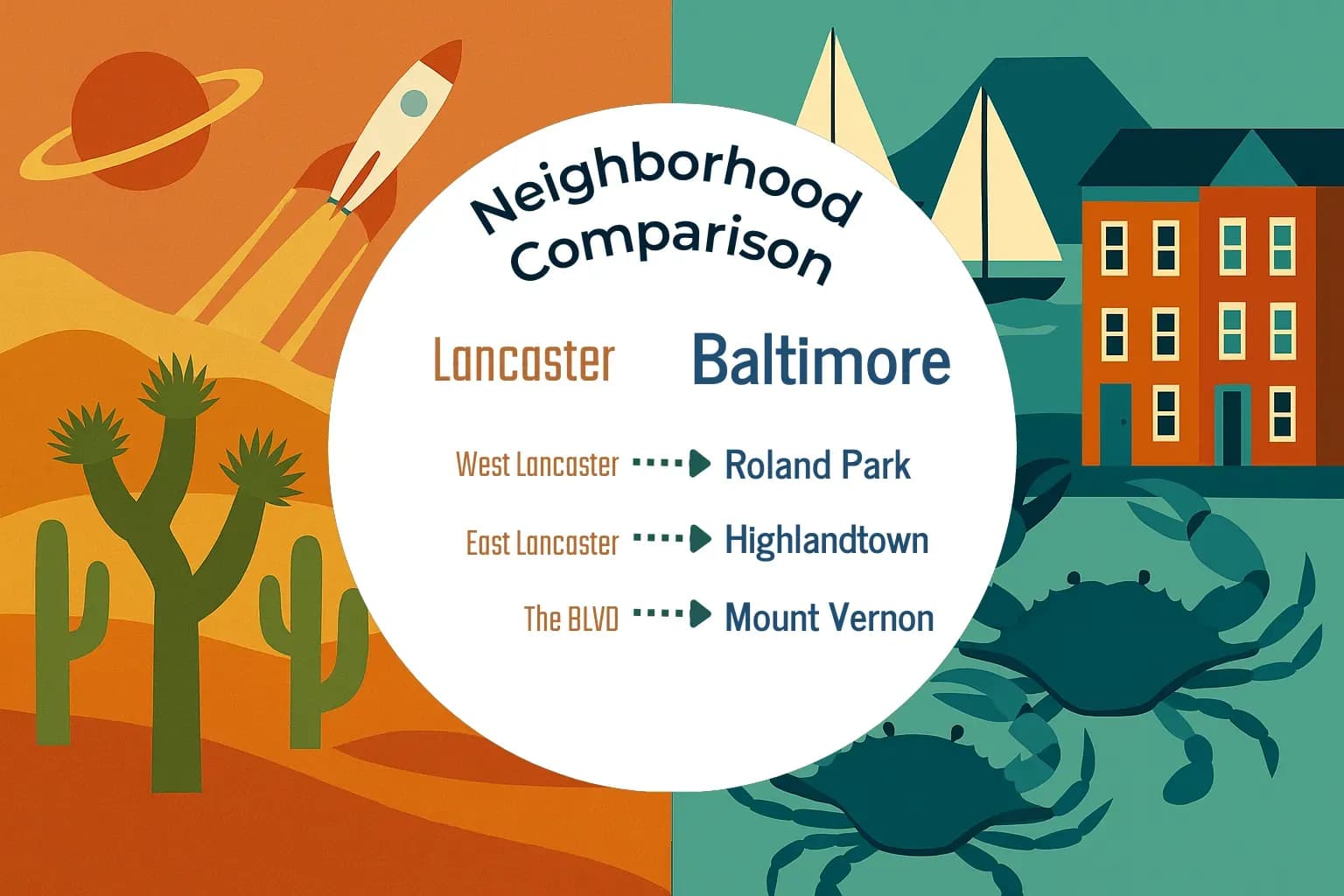 Lancaster vs Baltimore Neighborhood Comparison