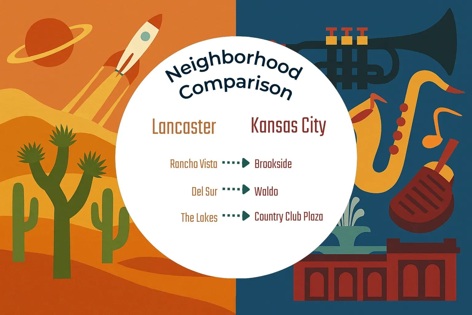 Lancaster vs Kansas City Neighborhood Comparison