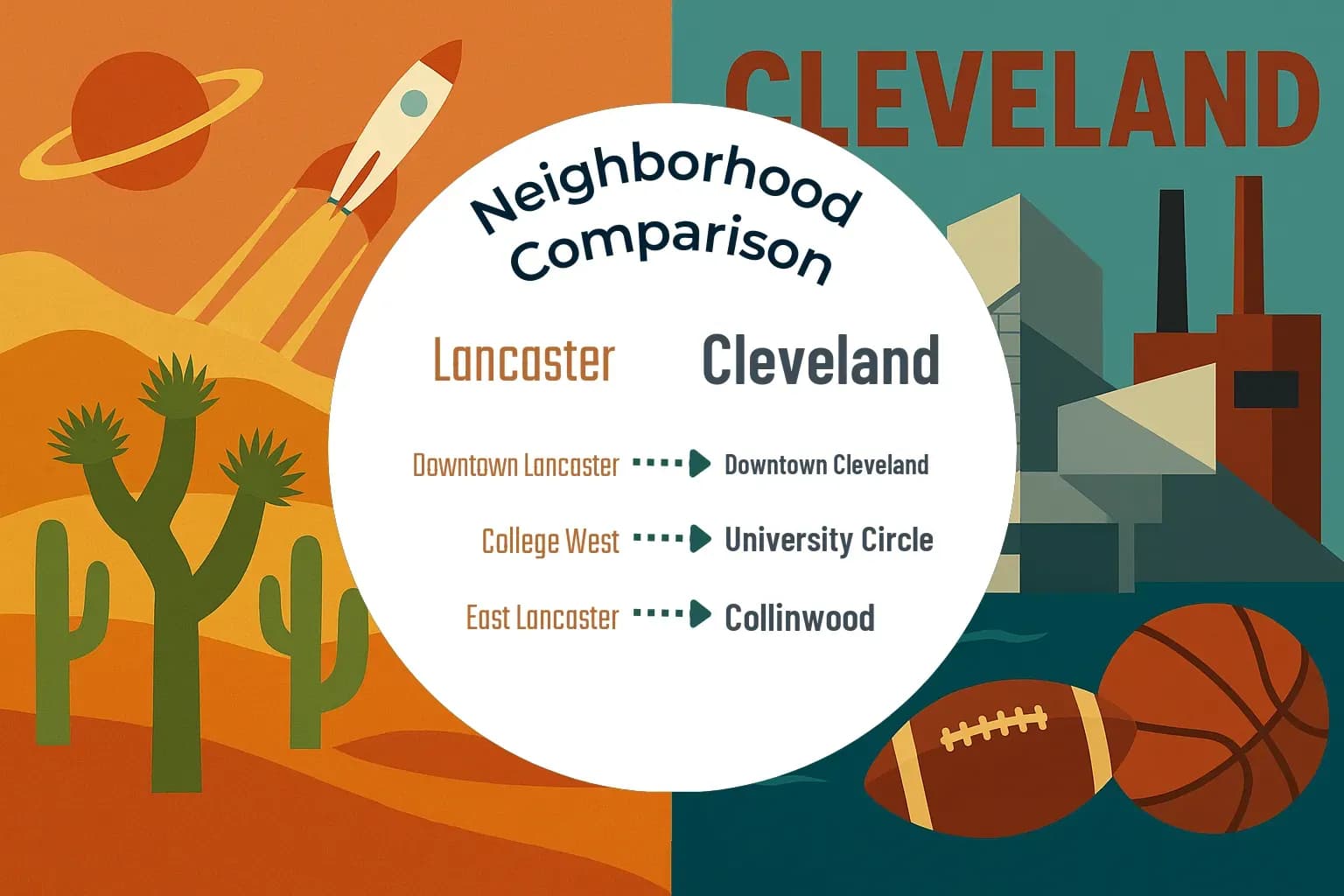 Lancaster vs Cleveland Neighborhood Comparison