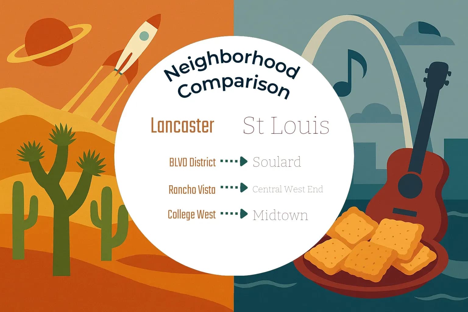Lancaster vs St. Louis Neighborhood Comparison