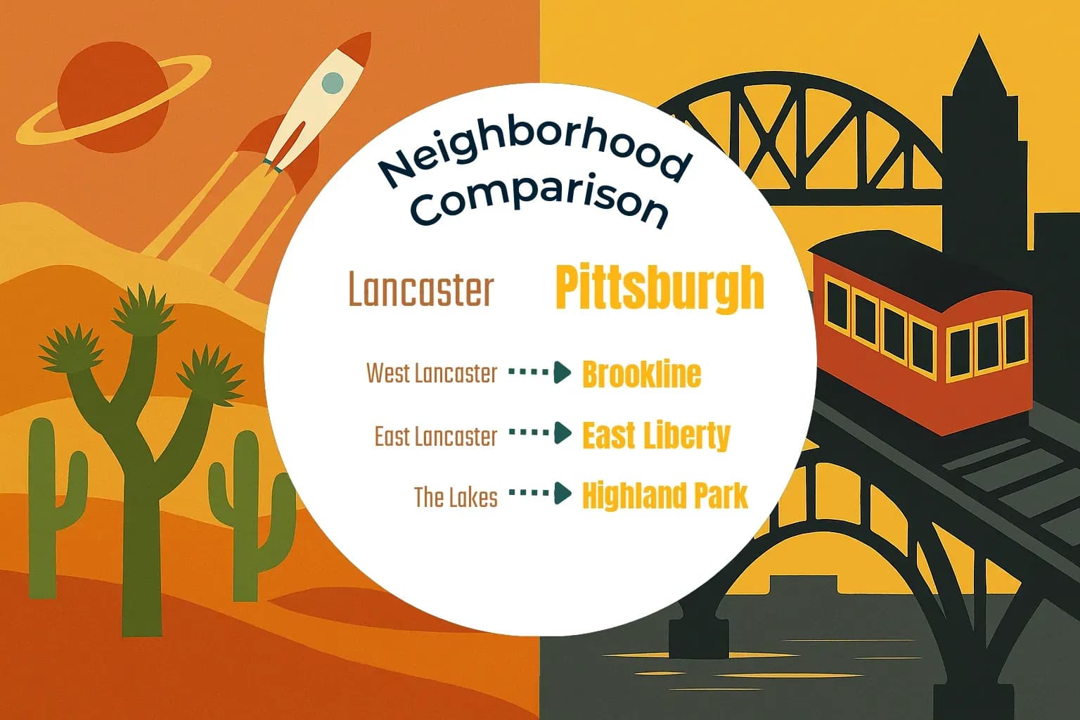 Lancaster vs Pittsburgh Neighborhood Comparison